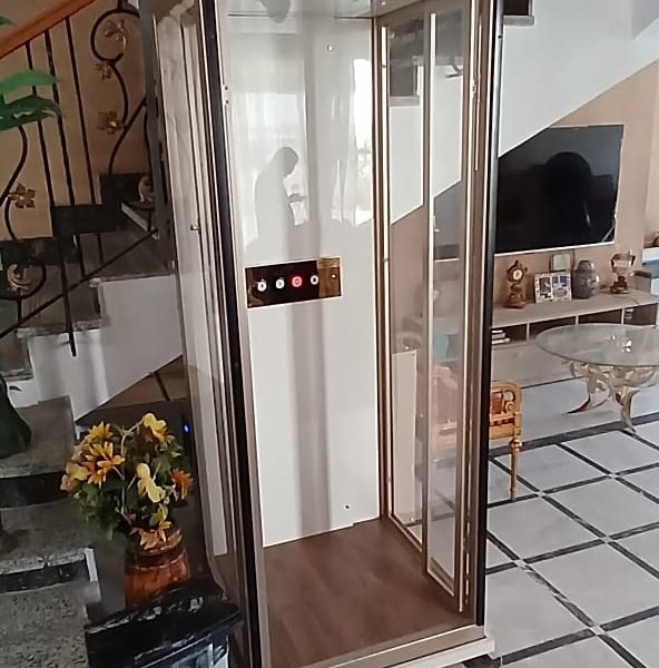 مصعد بدون حفرة